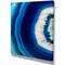 Designart - Blue Agate Crystal - Abstract Canvas art print